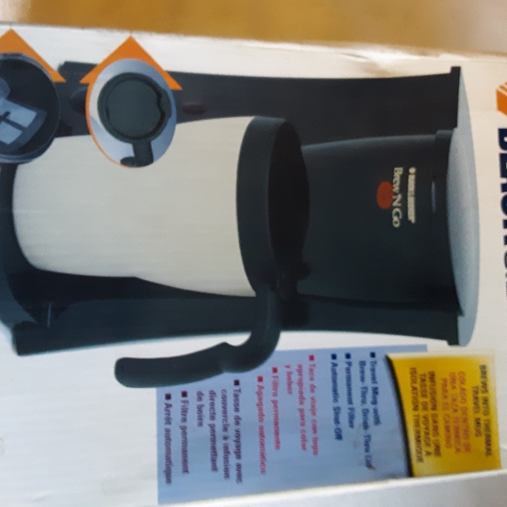Black & Decker brew and go coffee maker